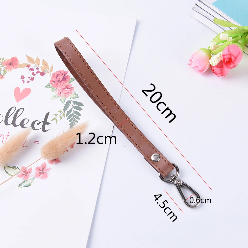 

2018 Cheap Detachable Replacement Women Girls Pu Leather Bag Handle Strap Belt Key Holder Ring Accessories Gift Jewelry HOT
