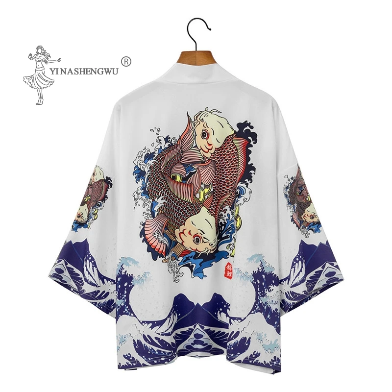 Кардиган свободного покроя для мужчин и женщин рубашка в стиле Харадзюку