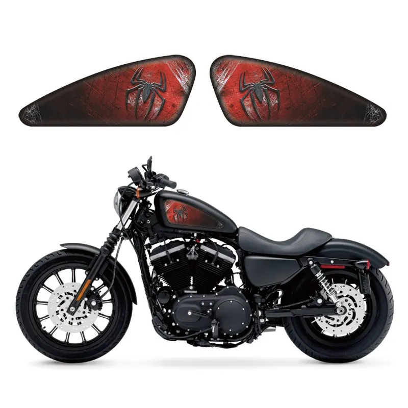 Наклейка на топливный бак мотоцикла 3D стикер для Harley Sportster XL 883 1200 48 72 Cafe Racer Street