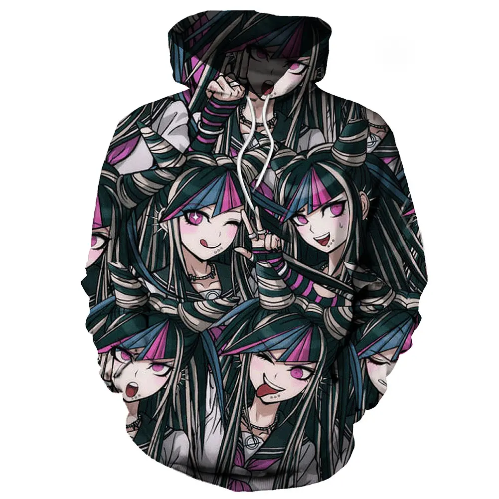 Худи для косплея миоды ибуки из данганронпа толстовка с 3D принтом повседневный
