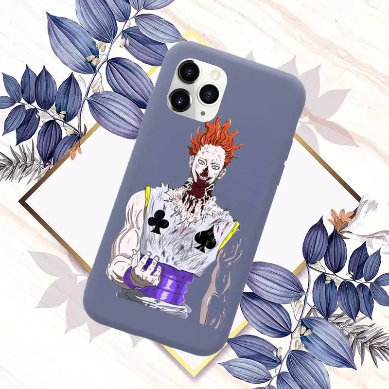

Hunter x Hunter Hisoka Morow Phone Case Candy Color for iPhone 11 12 mini pro XS MAX 8 7 6 6S Plus X SE 2020 XR