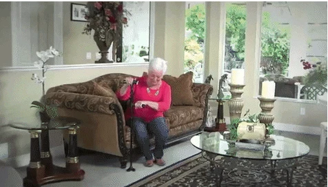 Складная телескопическая трость со светодиодсветодиодный подсветкой легкая