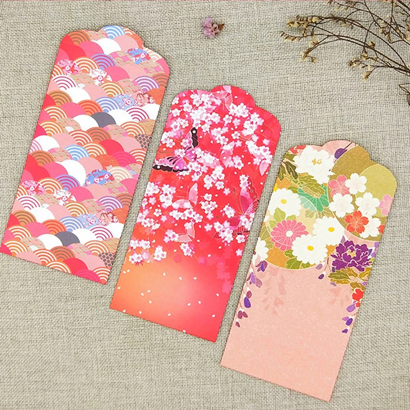 

10PCS Chinese Red Envelope Creative Hongbao New Year Spring Festival Envelope