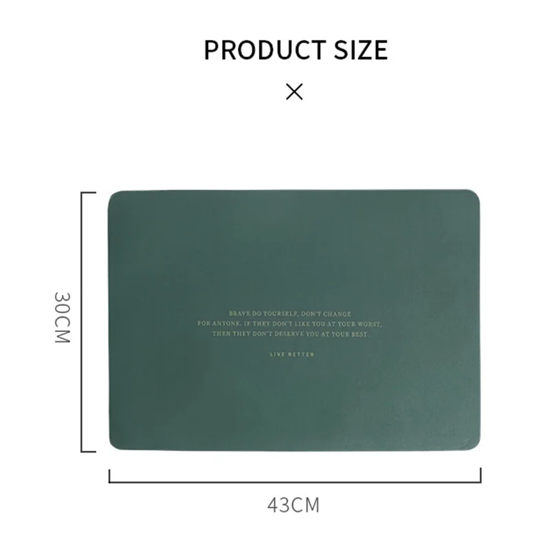 

Nordic Style Leather Western Placemat Waterproof Oil-proof Placemat Pad Household Bowl Pad Plate Pad Insulation Pad Anti-scaldin