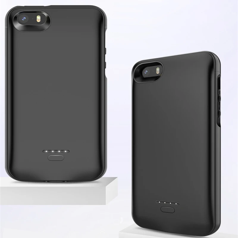 

Hot 5500mAh Battery Charger Case For iPhone 6s 6 5 5s se Power Bank Charging Powerbank Case For iPhone 7 8 X XS XR Battery Case