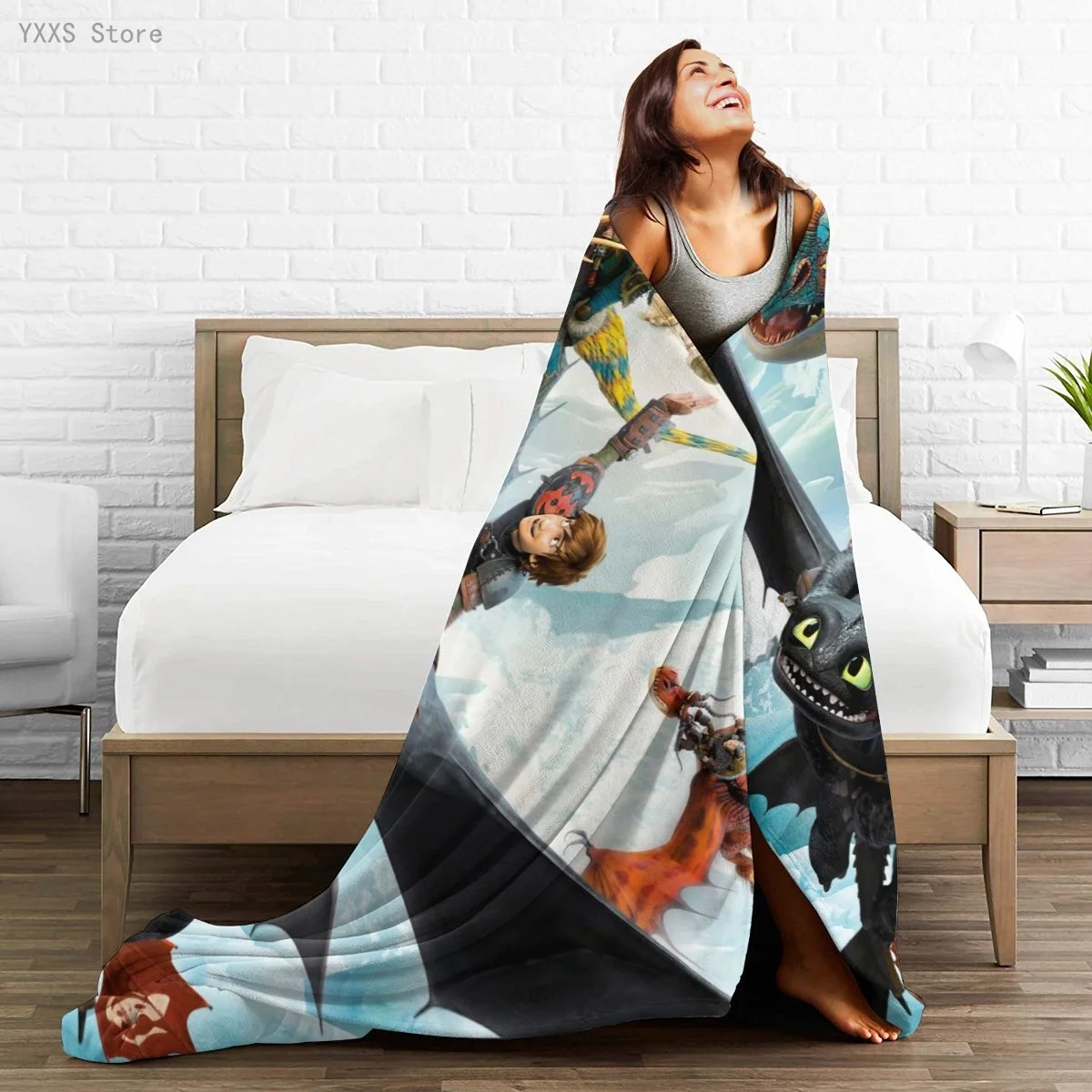 

Anime 3D printed Ultra-Soft Micro Fleece Blanket flannel throw Sherpa bedspread bedding sofa picnic fur soft blanket 300336229