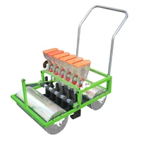 push vegetable type seed seeder small horticulture apparatus precision sowing 5 gears adjustable plant spacing row spacing
