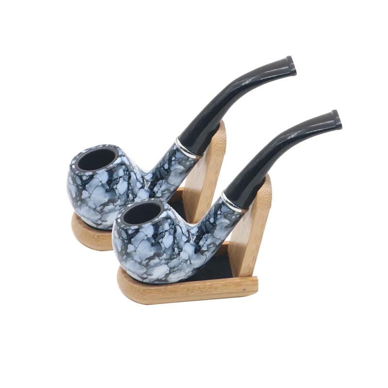 

1 шт. новый креативный портативный Съемный Тип табачной трубки Железный дымовой гнездо бакелитовая оболочка акриловая всасывающая насадка