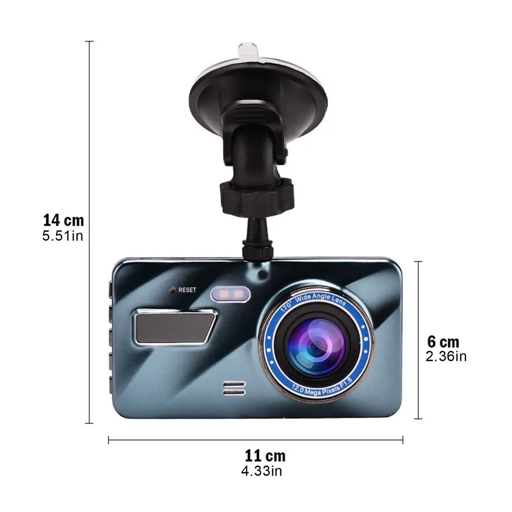 

Car DVR Driving Recorder Video 1080P Full HD 3.6 Inch Loop Recording Night Vision G Sensor Wide Angle Driving Recorder