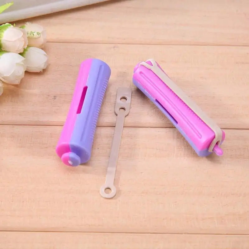 

6Pcs/Set DIY Perm Rod Salon Hair Roller Rubber Band Hair Clip Curling Curler Hairdressing Maker Styling Hair Tools