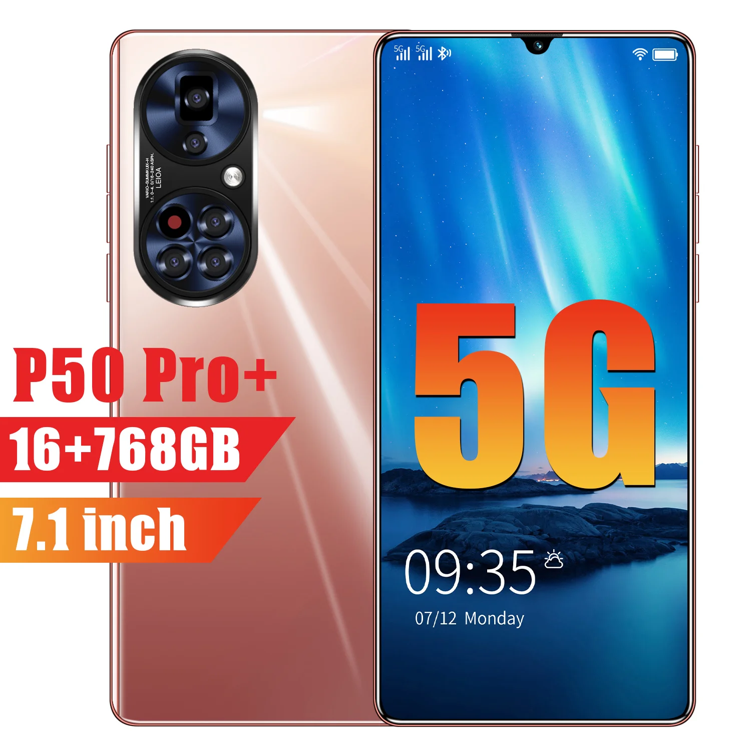 

100% Original Mobile Phone Global Version P50 Pro+ Smartphone 7.1inch 16GB 1T Anroid 4G/5G