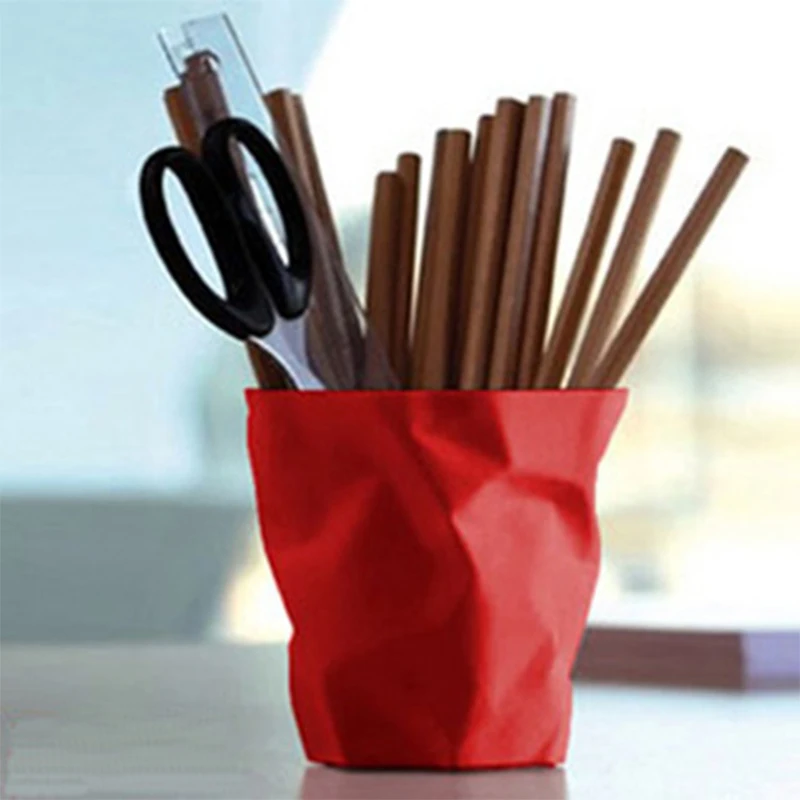 

3 Color Pen Pencil Pin Gel Pen Ball piont Pen Desk Organizer stationery Holder, Flower Pot