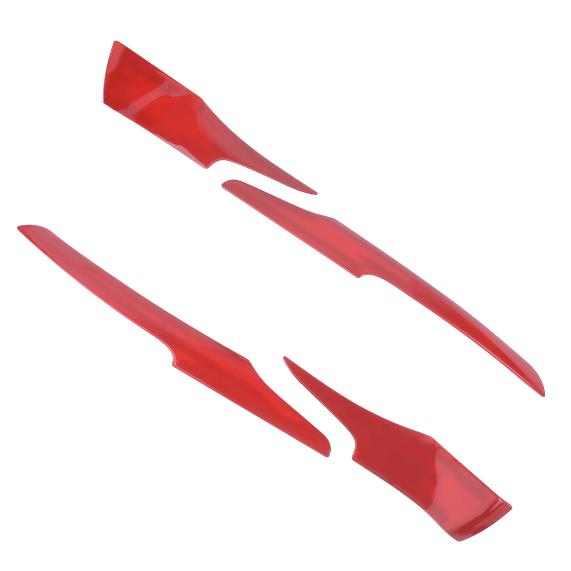 L + R Красный ABS внешний вид зеркало заднего вида Базовая крышка Накладка подходит