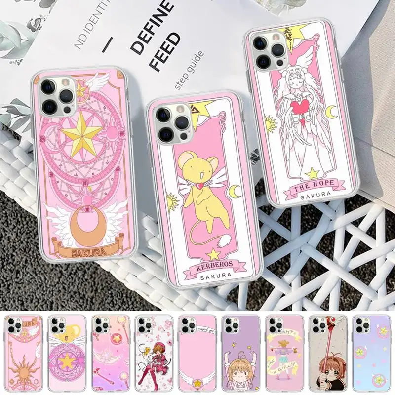 

Card Captor Sakura Phone Case for iPhone 13 12 mini 11 pro Xs max Xr X 8 7 6 6s Plus 5s cover