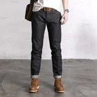 Красные джинсы Tornado 2000T с морковью 14oz Sanforized Selvedge, джинсовые рабочие штаны