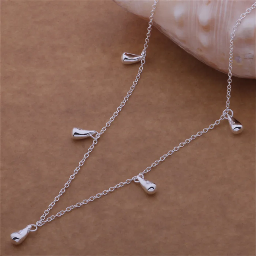 925 Sterling silver Pendant necklace wedding high quality wholesale jewelry fashion noble FOR women classic retro Jewelry | Украшения и