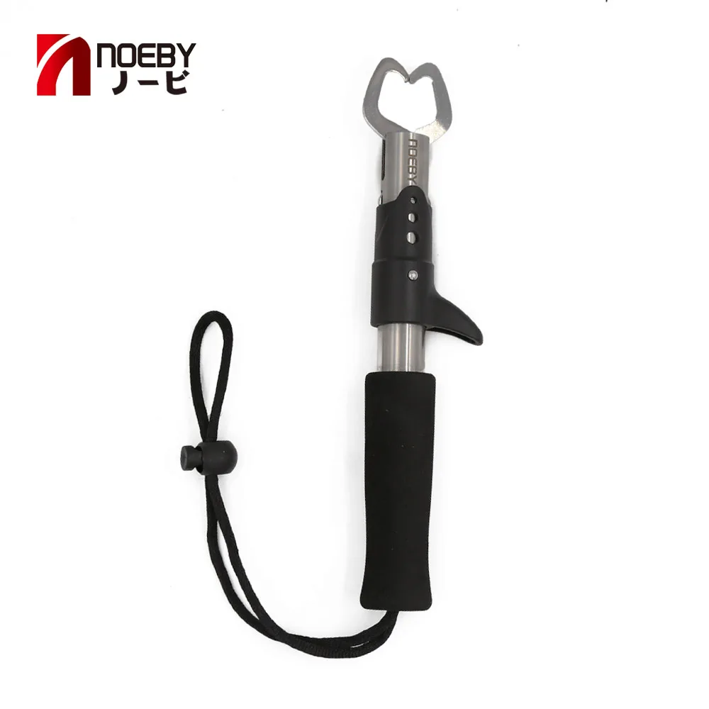 Noeby Fishing Grip Pliers Combo Stainless Steel Tools Fish Lip Grip Fish Hook Controller Adjustable with Connect Ring Tackle