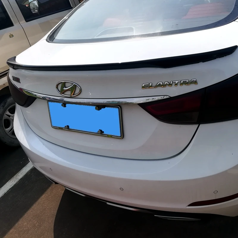 Спойлер заднего крыла для Hyundai Elantra из ABS материала спойлер 2012 2013 2014 2015 | Автомобили