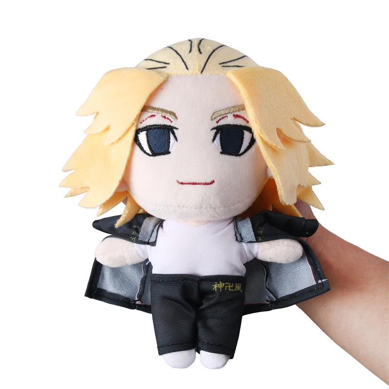 Tokyo Revengers Plush Toys Doll Cute Manjiro Sano Ken Ryuguji Hanagaki Takemichi Stuffed Toy Nice Gifts Size 20cm