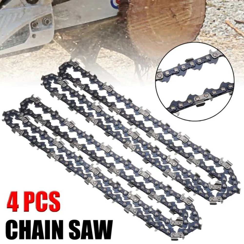

4Pcs 20inch 76 Drive Links Chainsaw Saw Chain Parts Electric Chainsaw Tool Replacement Accessory Chainsaw Chain Blade Spare Part