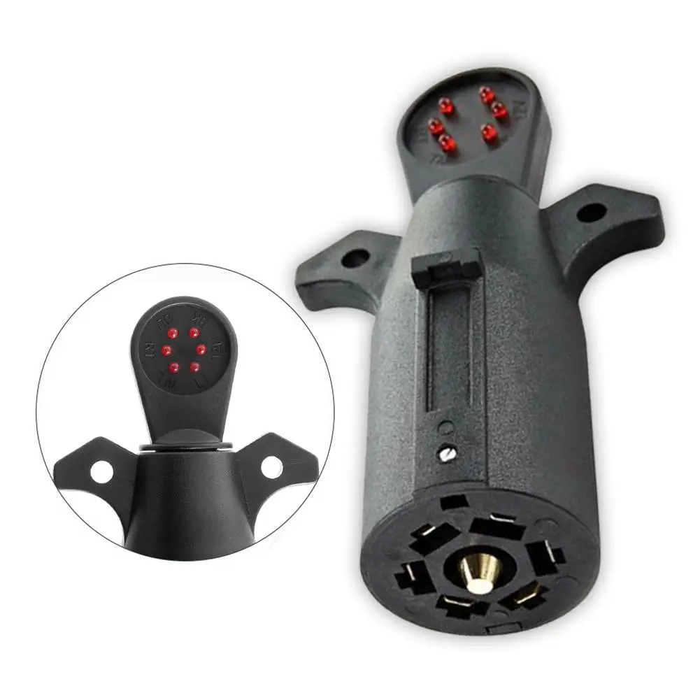 Американский 7 контактный детектор штепсельной вилки обнаружение боковой