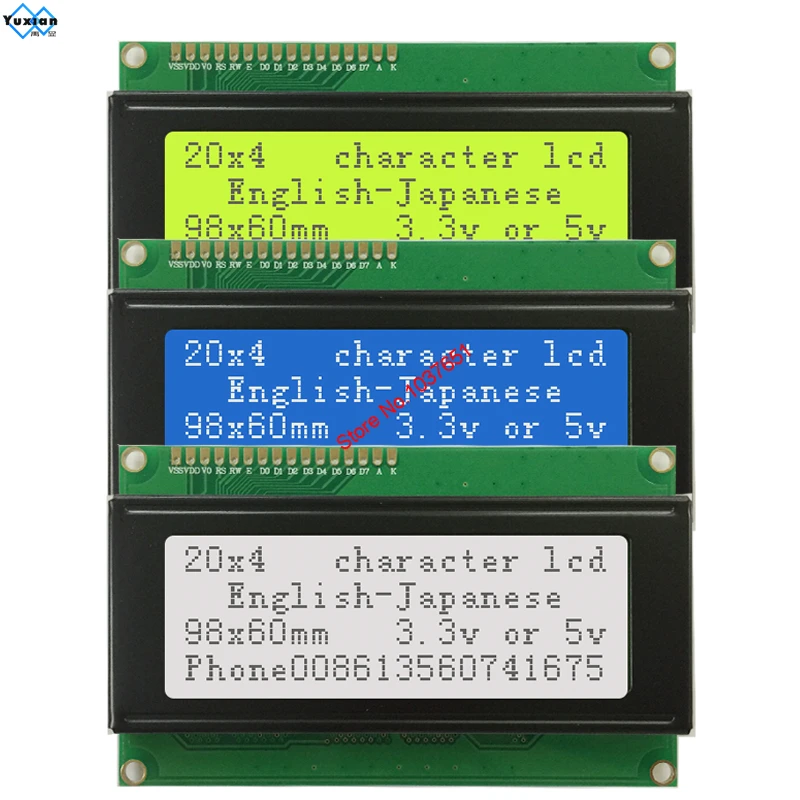 ЖК дисплей 2004|pcb 5v|display 2004display 20x4 |