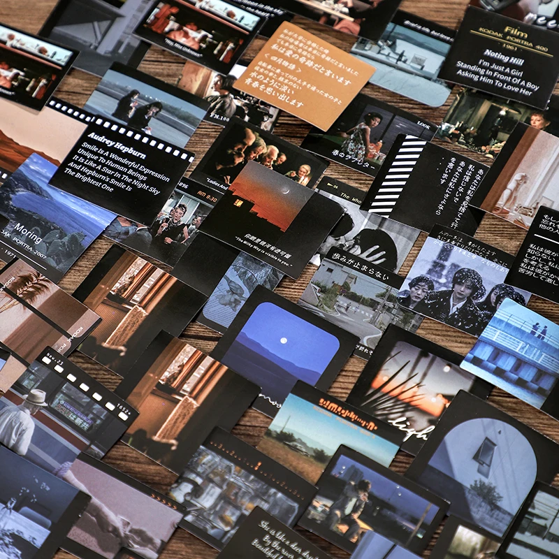 46 шт. винтажная пленочная рамка бумажная наклейка милая фотонаклейка с