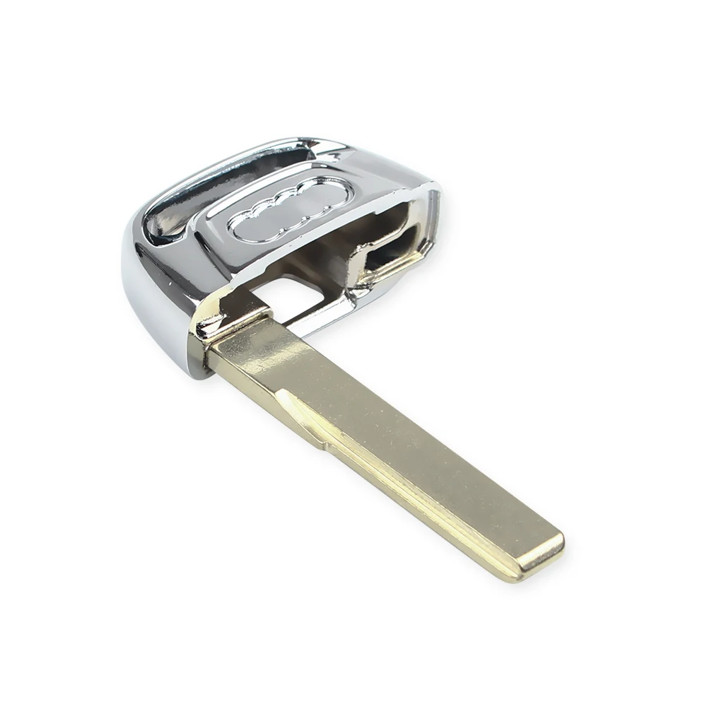 KEYYOU 10pcs Insert Emergency Key Smart Remote Car For Audi A3 A4 A5 A6 A7 A8 Q5 Allroad Blank Uncut HU66 Blade | Автомобили и
