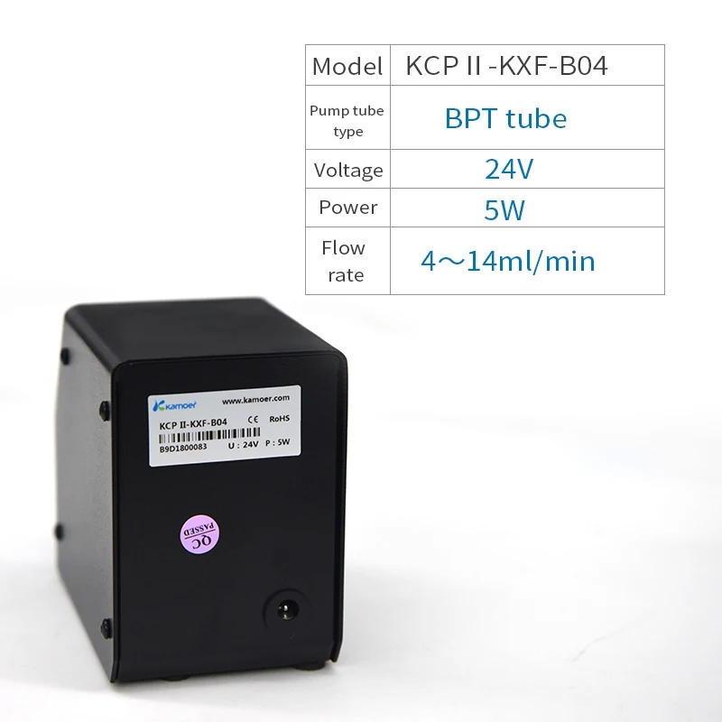 KCP2-KXF-B04 Kamoer KCP2-KXF Перистальтические измерительные насосы идеально подходят для OEM - Напряжение: KCP2-KXF-B04
