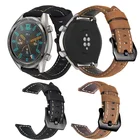 Ремешок для умных часов Huawei GT 42 мм 46 ммGT 2 46 ммGT2 Pro  Watch 3 Pro из натуральной кожи, 22 мм