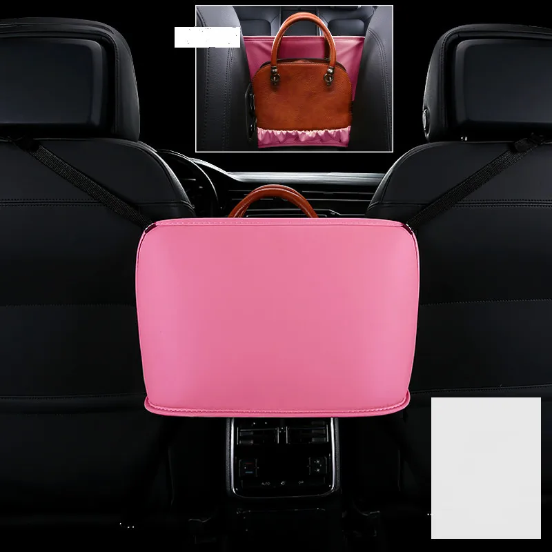 A-Pink Промежуточная сумка на заднее сиденье автомобиля для приема и подвешивания багажника - Название цвета: A-Pink