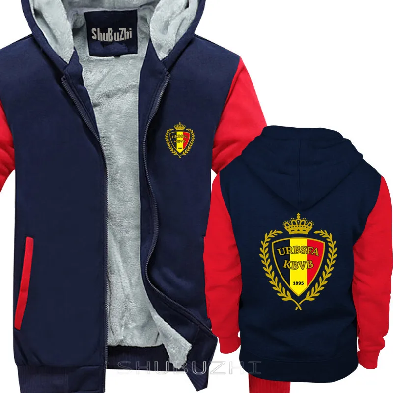 navy red Belgium мужской футболист Legend Soccers хлопковая Толстая куртка Мужской пуловер Homme хлопок для высоких и больших мужчин offension sbz5505 - Цвет: navy red