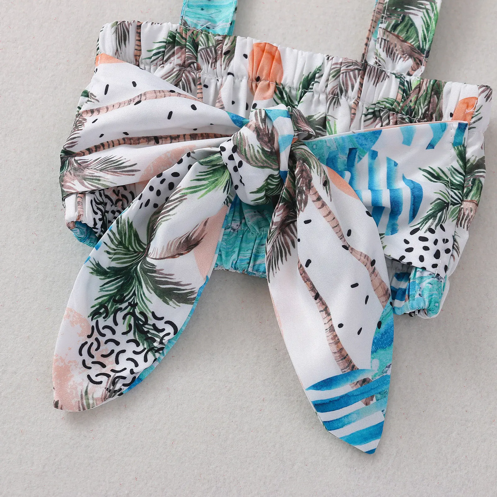 Новинка летний комплект для девочек детская пляжная футболка и шорты из 2