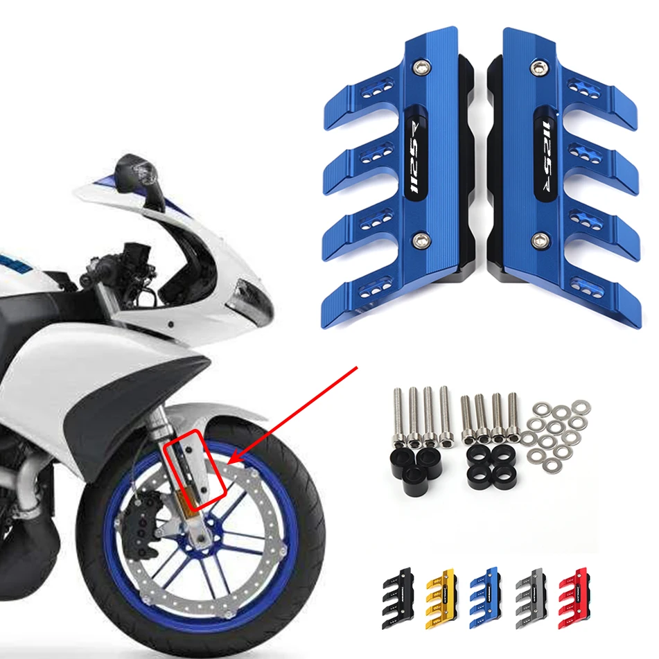 

For Buell 1125R 1125 R XB 12R Motorcycle Mudguard Front Fork Protector Guard Block Front Fender Anti-fall Slider Accessories