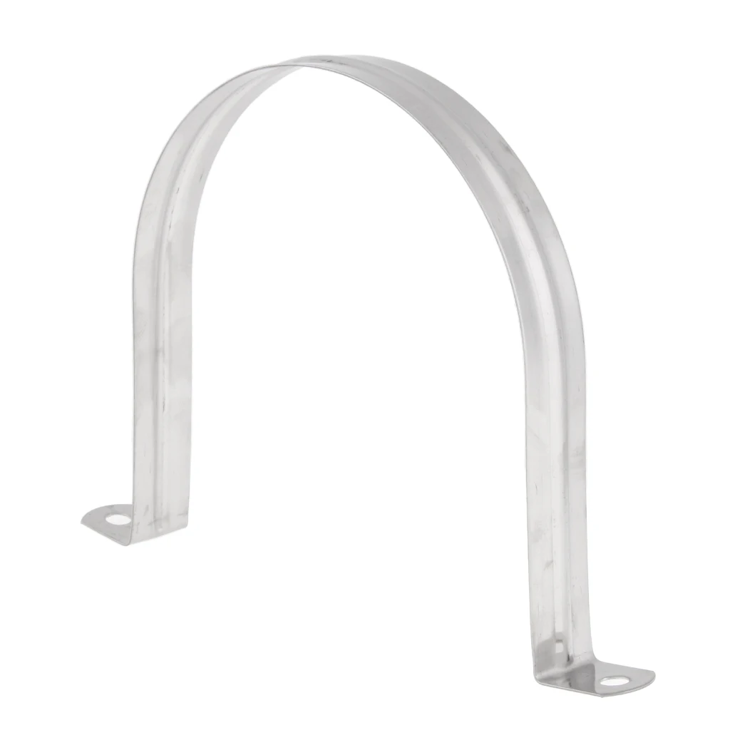 

MagiDeal 2x Stainless Steel Saddle Clip Clamp Stormwater Downpipe 50/120mm