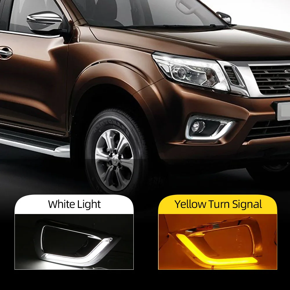 Дневные ходовые огни для Nissan Navara NP300 2015 2016 2017 2018 2 светодиодный т. | Автомобили и