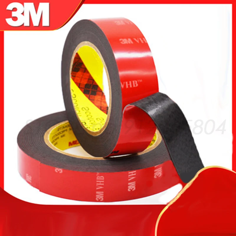 3 M Double Sided Adhesive Sticker Tape Ultra High Strength Acrylic Foam Mounting Car Stying For Home/School/Office Waterproof