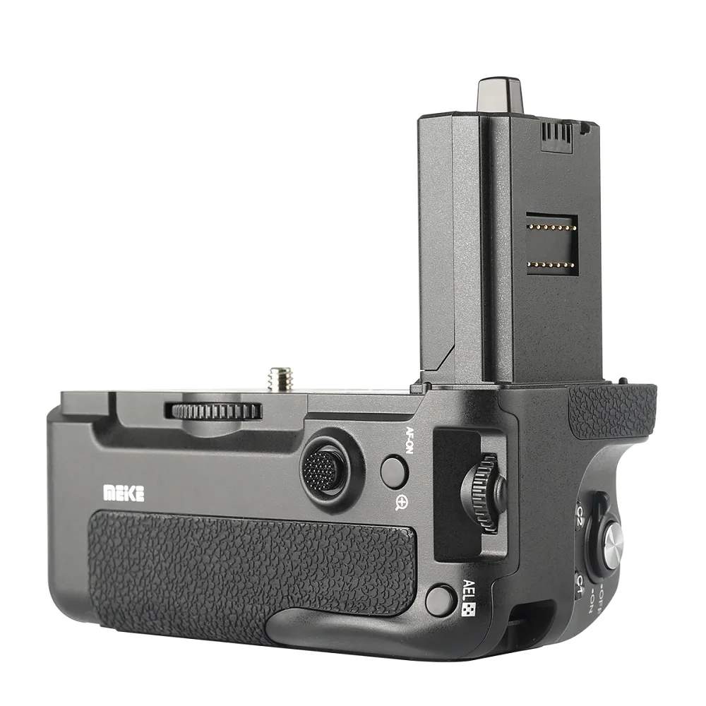 

Meike MK-A7IV Vertical Battery Grip For Sony A7RIV A7IV A9II Camera work with NP-FZ100 Li-on Battery