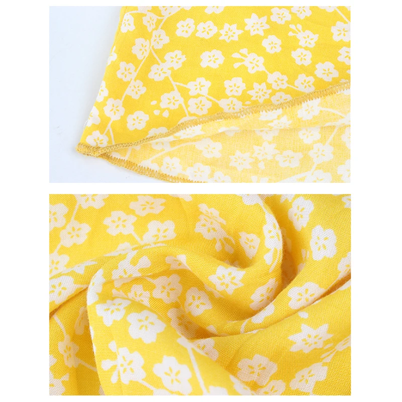 

ATUENDO Summer Fashion Yellow Dress for Women Bohemian Short Sleeve Vintage Solid Maxi Dresses Boho Wedding Guest Ladies Robe