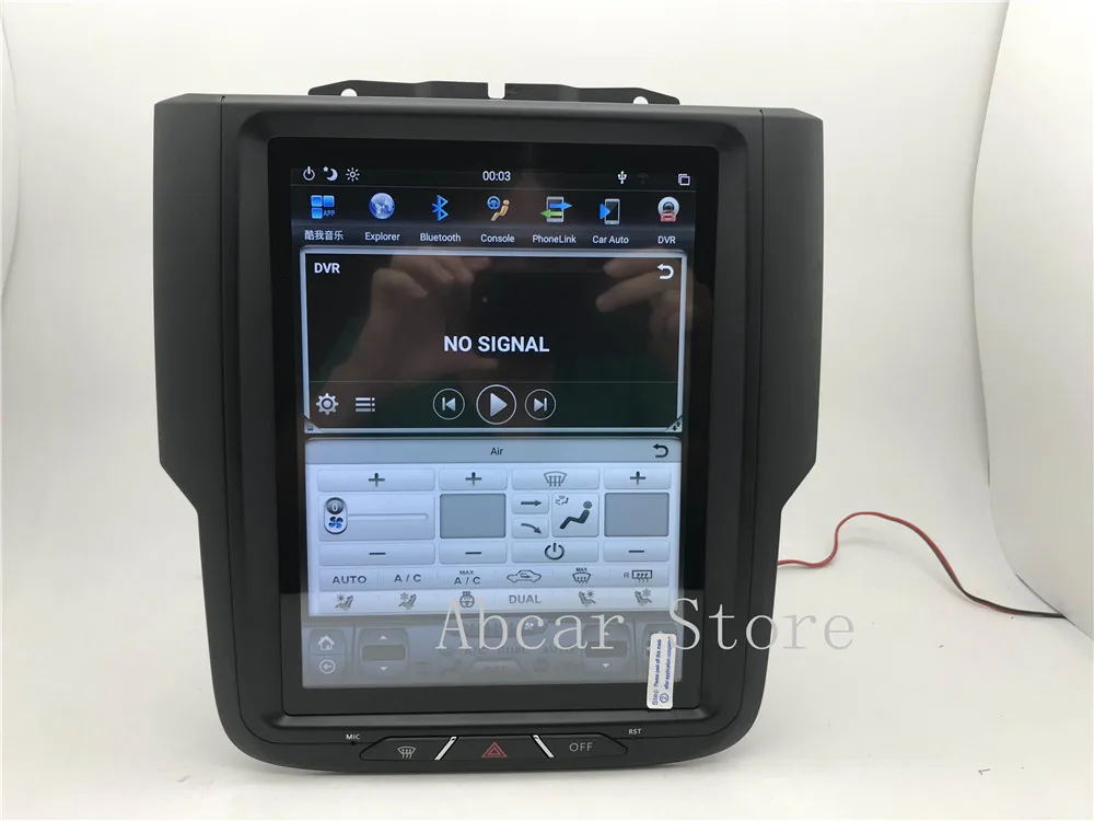 10,4 ''Tesla стиль Android 8,1 автомобильный dvd-плеер gps навигация для Dodge ram 1500- стерео CARPLAY HDMI радио авто ips PX6
