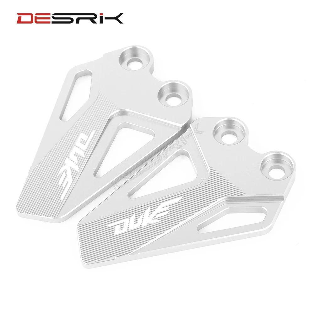 

DESRIK For KTM DUKE390 DUKE250 2017 2018 2019 2020 FootPeg Footrest Rear set Motorcycle Heel Plates Guard Protector Accessories