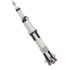 Конструктор MOC Series Apollos 11 Saturn V, лунный модуль ракеты, строительные блоки для аэрокосмического города, космическая станция, шаттл, технические элементы