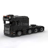 moc scania 6x8 truck four channel lithium battery remote control 3262 static model compatible with le blocks