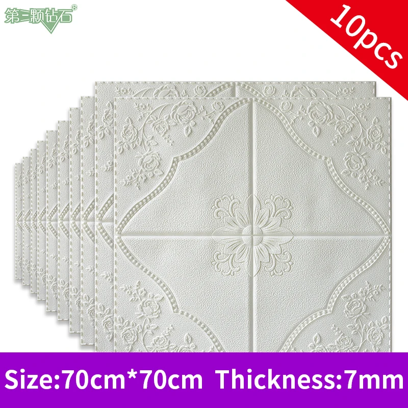 3D имитация плитки каменная настенная наклейка Настенная бумага искусственный