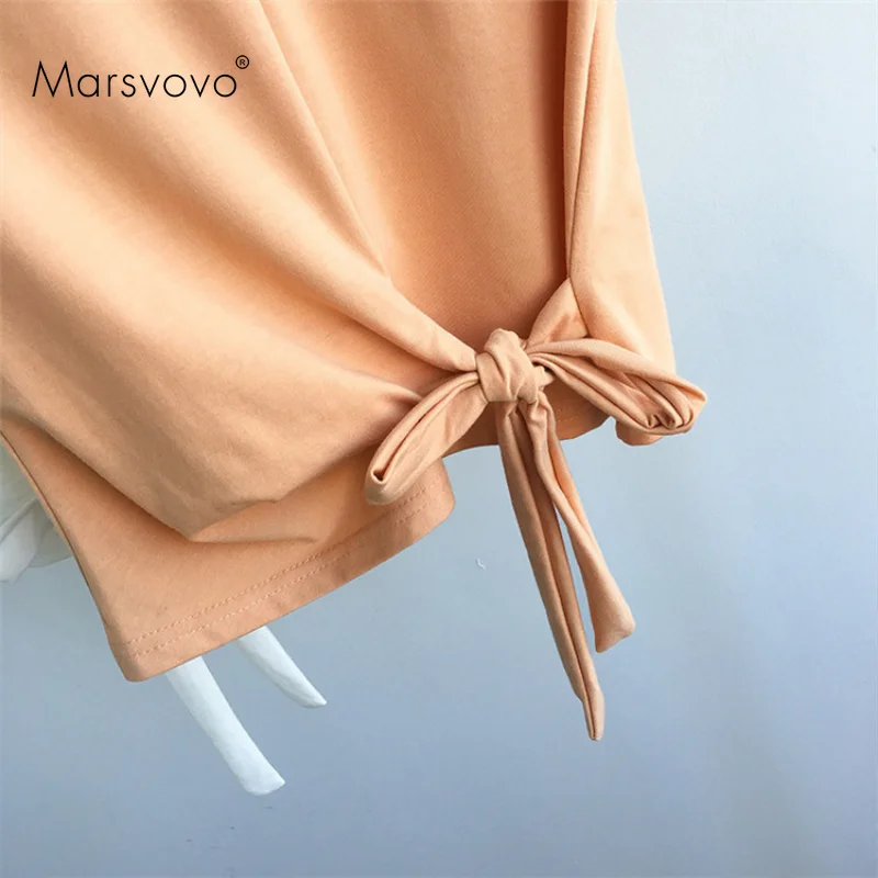 

White Oversized T-Shirt Women Summer Bandage Design Solid Top Blouse Casual Streetwear 90s Girls Vogue Printed Plus Size Tees