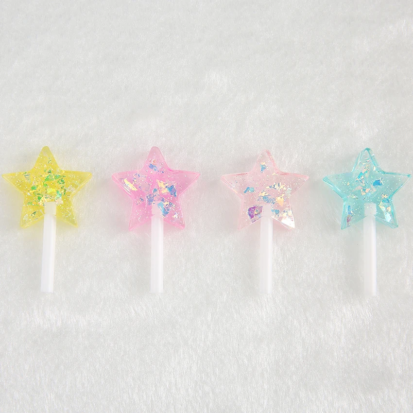 Блестящие кабошоны для сережек и подвесок 41 х24 мм 12 шт.