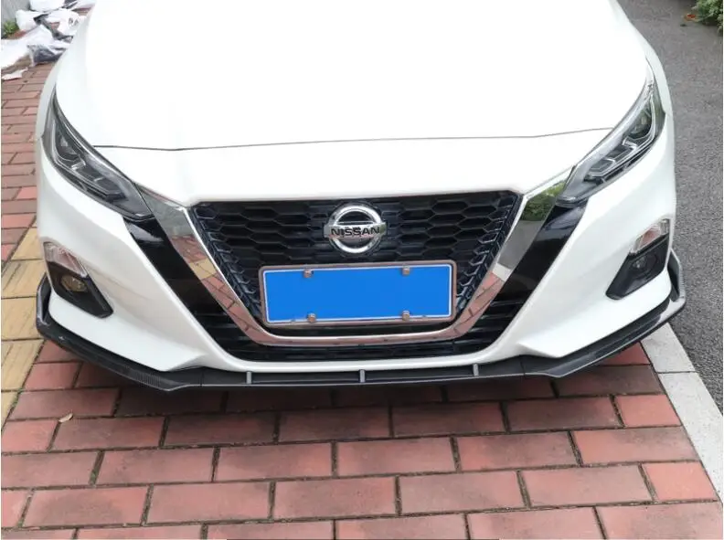 ABS углеродное волокно передний бампер губа задний диффузор Подходит для NISSAN ALTIMA