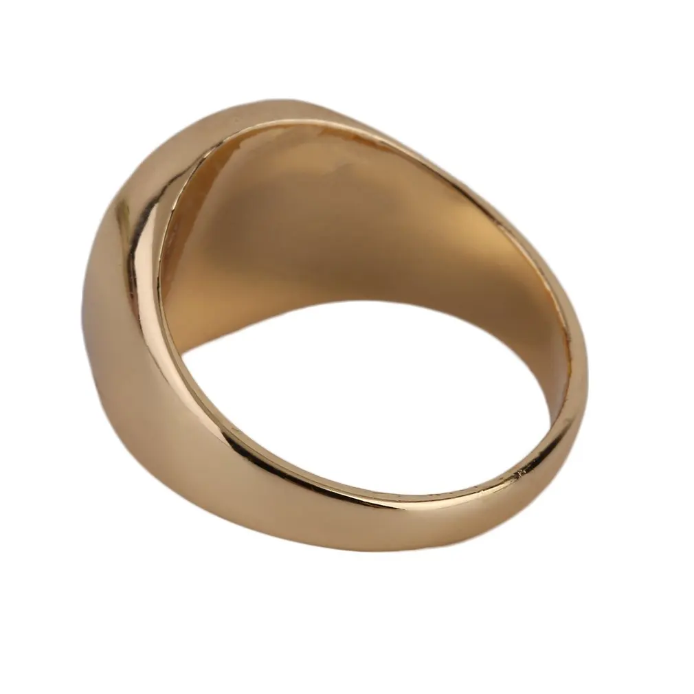 Металлическое кольцо из нержавеющей стали обручальное с черным ониксом |