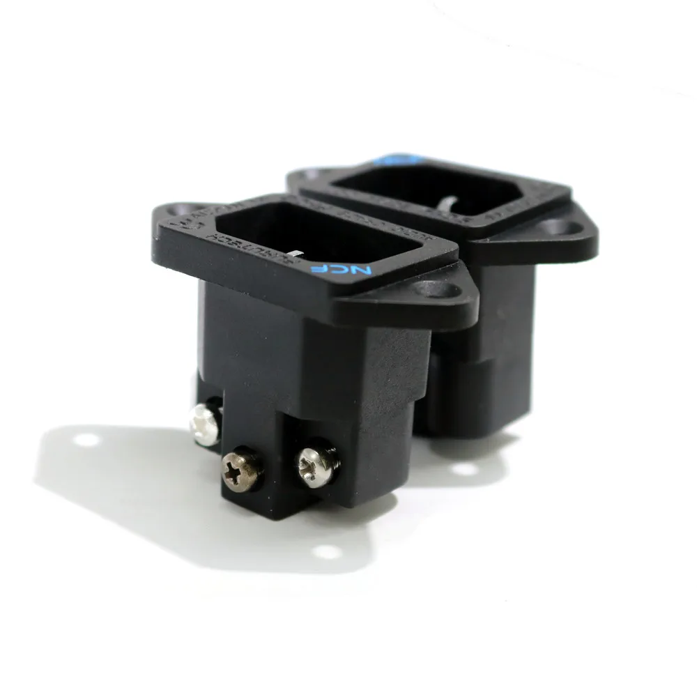 yivosound hi-end DIY HIFI plating Rhodium IEC inlet Power 3-pin plug socket AC 250V 10A |