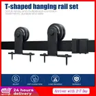 183200 см направляющие для раздвижных дверей, направляющие для деревянных дверей, направляющие для раздвижных дверей, набор направляющих для раздвижных дверей, система направляющих для сараев, комплект направляющих для дверей HWC